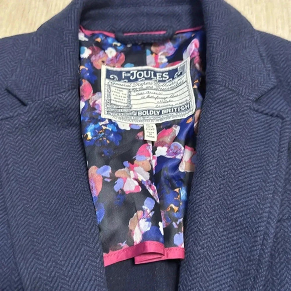 Joules Women's Navy Blazer - Picture 3 of 4